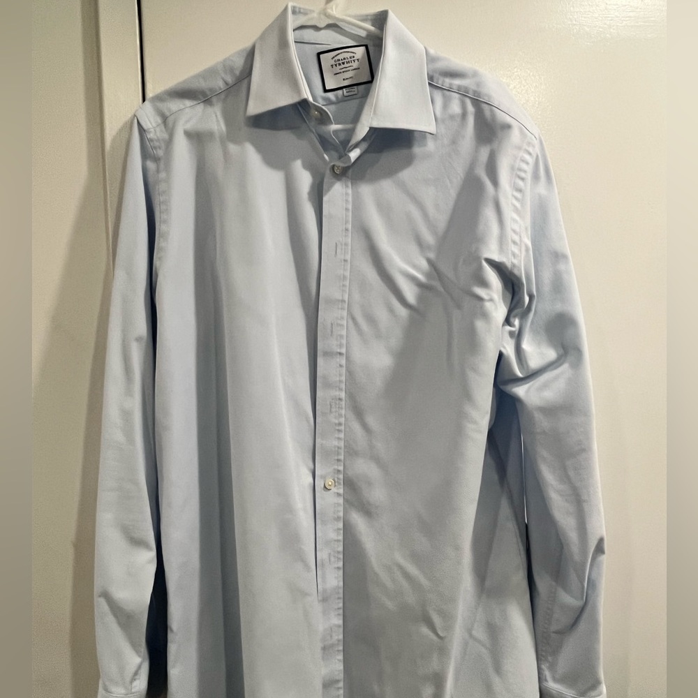 Charles Tyrwhitt Blue Buttondown Dress Shirt